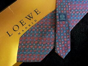 ♪今週の特売980円～♪3541♪良品【LOEWE】ロエベ【ペイズリー 柄】ネクタイ♪