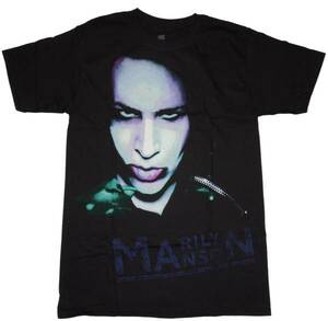 正規品Δ送料無料 Marilyn Manson face Tシャツ(M)