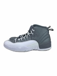 NIKE◆AIR JORDAN 12_エア ジョーダン 12/29cm/GRY