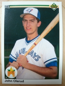 ★RC ルーキー JOHN OLERUD UPPER DECK 1990 UD #56 MLB メジャーリーグ ジョン オレルド TORONTO BLUEJAYS ブルージェイズ ROOKIE CARD