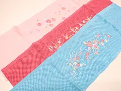 【着物】和装小物 半衿 刺繍衿 ３枚セット 24w-10151