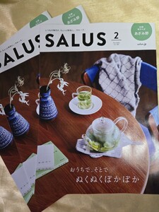 3冊セット　SALUS サルース 2025年2月号　タルト　抹茶　スイーツ　 東京急行電鉄株式会社 雑誌 情報 随筆 生活 【【管理番号Ycp本501】