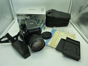 T【ン4-89】【60サイズ】▲Mamiya マミヤ/M645 1000S 中判 フィルムカメラ/レンズ付/※動作未確認・傷・錆・汚れ有