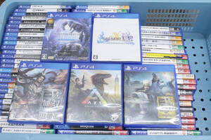 【中古・ジャンク品】 1円 〜 PS4ソフト 約80本 FFX/X-2、MHW:IB、無双8EMP、無双７猛将伝、アーク 等【要年齢確認】,