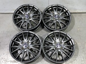 軽自動車用 15インチ(W6K003M)15x4.5J VELVA SPORT Z オフセット45 4穴 PCD100 ハブ73