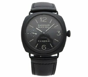 【未使用品】PANERAI/パネライ RADIOMIRラジオミール PAM00292 J PIG logo PVD メンズ 手巻き 腕時計 #jp26759