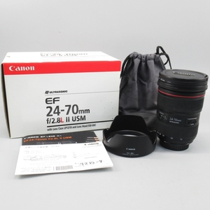 1円〜 Canon キヤノン EF 24-70mm F2.8L II USM ※動作未確認 現状品 レンズ 4-3273277【O商品】