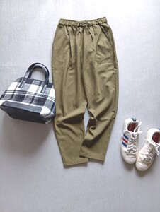 グリーンレーベルリラクシング ユナイテッドアローズ green label relaxing UNITED ARROWS 裏起毛イージーテーパード パンツ