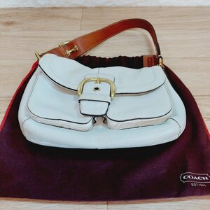 COACH コーチ ソーホー ショルダーバッグ レザー 11842 アイボリー