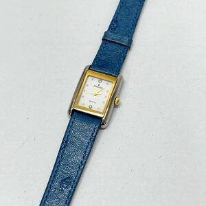 1479★ JUNGHANS JY-522L ユンハンス クォーツ 腕時計 ウォッチ 3針 ホワイト レザーバンド レディース