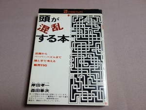 頭が混乱する本 迷路からペーパーパズルまで 頭と手で考える難問116 岸田孝一 森田拳 昭和50年 主婦と生活社