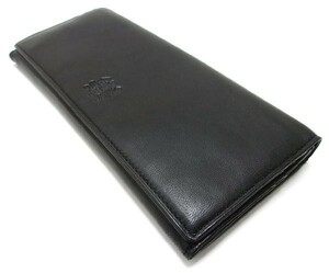 新品★Aquascutum★アクアスキュータム★羊革★長財布★ブラック★小銭入れ有