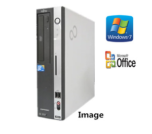 中古パソコン Windows 7 Pro 64bit Microsoft Office Personal 2013付 富士通 ESPRIMO Dシリーズ Celeron～ メモリ2G HDD1TB