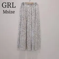 ✨セール✨現品限り✨グレイル GRL スカート プリーツ ダルメシアン柄 ロング