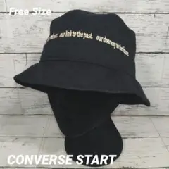 ◇CONVERSE START モチーフバケットハット ブラック