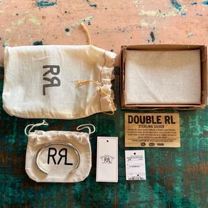 DOUBLE RL RRL ダブルアールエル シルバー バングル ハンマーカフ M ラルフローレン ブレスレット