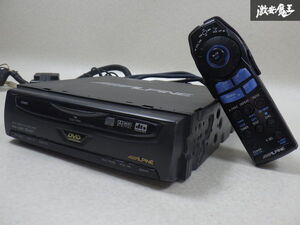 ALPINE アルパイン DVD CD プレーヤー DVA-5205 リモコン付き RUE-4168 棚2AA1