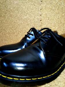 【Dr.MARTENS】ドクターマーチン 1461 3ホールシューズ UK8 (27cm ) 3EYE SHOE BLACK スムースレザー【良品】