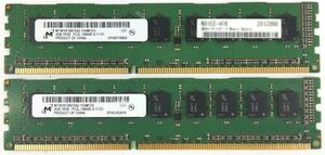 【2GB×2枚セット】低電圧版 M PC3L-10600E 計4GB 1R×8 中古メモリー サーバー用 DDR3 ECC 即決 動作保証【送料無料】