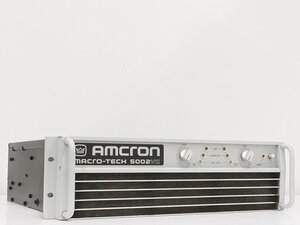 ▲▽AMCRON MACRO-TECH 5002VZ 業務用 パワーアンプ MA-5002VZ アムクロン△▼027852015△▼