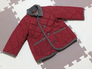 ◆MUJI(無印良品) 子供用ジャケット サイズ80◆古着 防寒 ブルゾン ジャンパー アウター コート