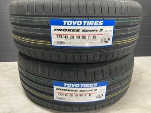 ◆在庫あり! 即納! 2本Set 225/45R19 225/45-19 TOYOプロクセススポーツ2 C-HR MAZDA6 マツダ6 アテンザセダン アテンザワゴン BMW X2 F39