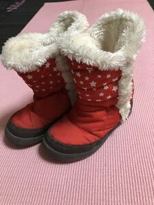 女の子 スノーブーツ 17センチ hawkins sport ホーキンス 雪　キッズ　ジュニア