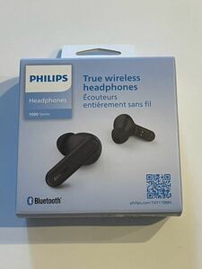 【５のつく日はポイント+3％！】 PHILIPS 完全ワイヤレスヘッドホン TAT1108BK/97 ブラック