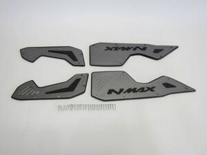 ※訳あり品※NMAX nmax n-max 2021年以降 新型 アルミ CNC ステップボード 灰 Bタイプ