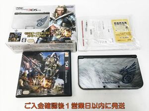 【1円】Newニンテンドー3DSLL 本体 モンスターハンター4Gスペシャルパック セット 初期化/動作確認済 3DS LL L07-312yk/F3