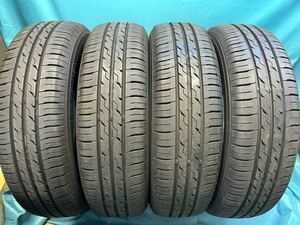 2024年製155/65R14バリ山！うっすらツブ有り！中古タイヤ4本セット　 イエローハット　エコファイン　ECOFINE サマータイヤ 