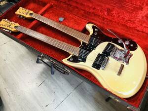 貴重なMosrite USA Wネックギター　ジミヘン使用と同モデル