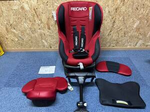 美品　RECARO　ベビーシート　Start Sr　レッド　回転式　レカロ　チャイルドシート　赤