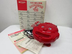 a8368　動作品　美品　タイガー電気タコ焼き器　たこやき倶楽部　KTL-0600　可愛い　タコ型　赤色　8個用　100V-605W