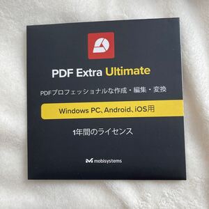 PDF ExtraUltimate PDFプロフェッショナルな作成・編集・変換 WindowsPC Android iOS用 1年間のライセンス ソフトウェアアクティベーション