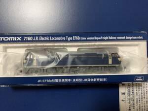 トミックス〈7160〉EF66電気機関車(後期型・JR貨物更新車)新品＋PC6062 クーラー1両分付(27号機も出品中)