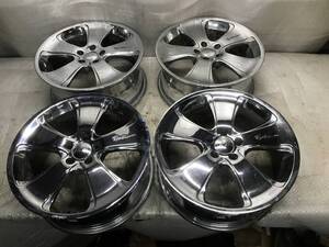 VOLTEC ボルテック アルミホイール 19インチ 1９×8.0JJ オフセット 30 PCD 114.3 5H 社外アルミ 中古 レクサス クラウン アリスト 等