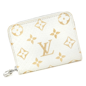 （新品・未使用品）ルイ ヴィトン LOUIS VUITTON パイソン モノグラム ゴートスキン ジッピー コインパース 小銭入れ 財布 白 M97726