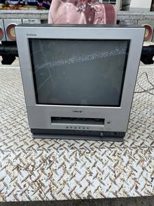 SONY ソニー KV-14MVF1トリニトロン Trinitron テレビデオ　カラーテレビ ブラウン管テレビ 14型 1999年製 レトロ　当時物　現状売り切り