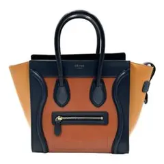 美品【CELINE】セリーヌ＊ラゲージ マイクロショッパー＊ハンドバッグ＊希少色