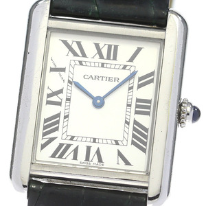 カルティエ CARTIER W5200005 タンクソロ SM クォーツ レディース _846103