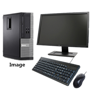 ポイント5倍 中古パソコン Windows 7 Pro 32Bit Microsoft Office Personal 2007付 22型セット DELL Optiplex Core i5/2G/250GB/DVD-ROM