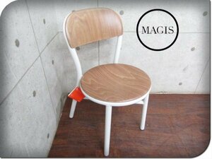 展示品/未使用品/MAGIS/マジス/PIPE CHAIR/パイプチェア/JASPER MORRISON/SD1020/white5107/light-coloured beech/チェア/94,600円yykn907m