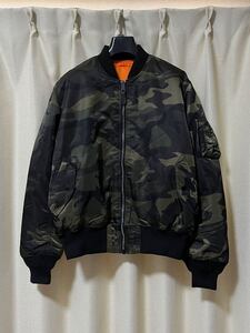 ALPHA INDUSTRIES MA-1 CORE SPEC カモフラ フライトジャケット XL アルファ インダストリーズ ブルゾン