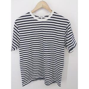 ◇ BEAUTY & YOUTH UNITED ARROWS ボーダー 半袖 Tシャツ カットソー サイズXL ホワイト ネイビー系 レディース P