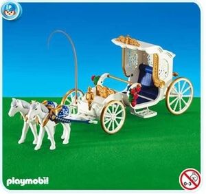 即決！新品 PLAYMOBIL プレイモービル 6237 お姫様の馬車