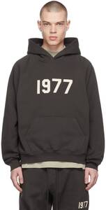 新品 (FOG) FEAR OF GOD ESSENTIALS フォグ フィア オブ ゴッド エッセンシャルズ 1977 フーディー パーカー ブラック サイズS