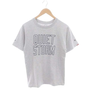 ダブルタップス WTAPS 17AW QUIET STORM/TEE Tシャツ 半袖 プリント 1 杢グレー /MI ■GY05 メンズ