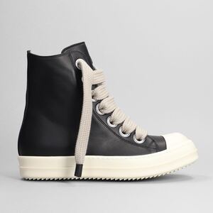 42 新品正規品 定価18万円 Rick Owens JUMBOLACED SNEAKERS リックオウエンス ジャンボシューレース レザー スニーカー メガバンパー