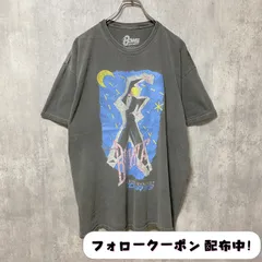 古着 used　DAVID BOWIE　デヴィッド・ボウイ　TOUR　ツアーT　半袖バンドプリントTシャツ　グレー　クルーネック